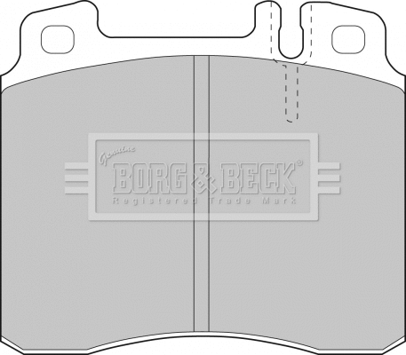 Brake Pad Set, disc brake (BBP1464)