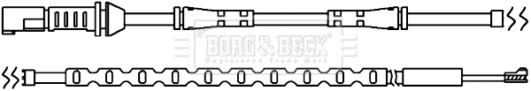 Warning Contact, brake pad wear (BWL3102)