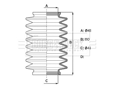 Bellow Kit, steering
