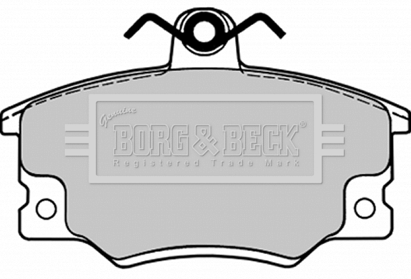 Brake Pad Set, disc brake (BBP1090)