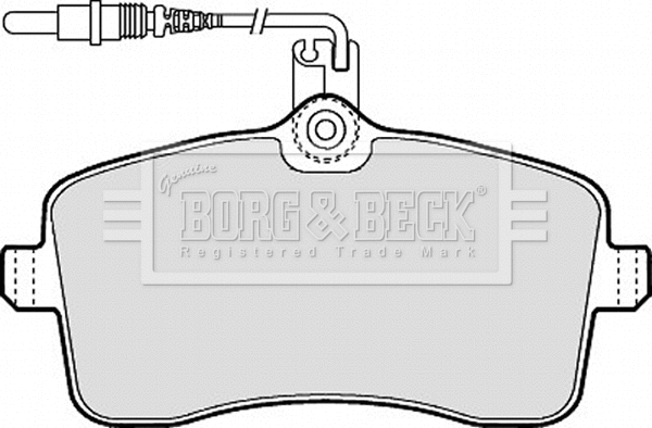 Brake Pad Set, disc brake (BBP1897)