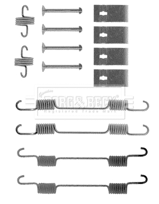 Accessory Kit, brake shoes (BBK6043)