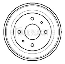 Brake Drum (BBR7008)