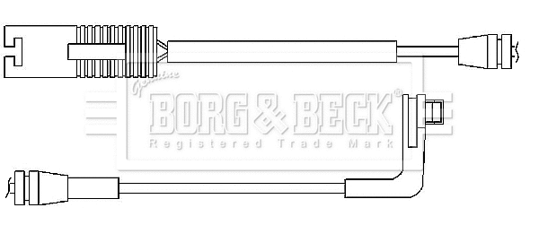 Warning Contact, brake pad wear (BWL3032)
