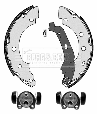 Brake Shoe Set (BBS1099K)
