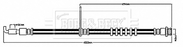 Brake Hose (BBH8685)