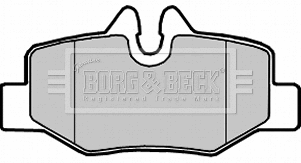 Brake Pad Set, disc brake (BBP1958)