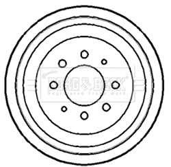 Brake Drum (BBR7076)