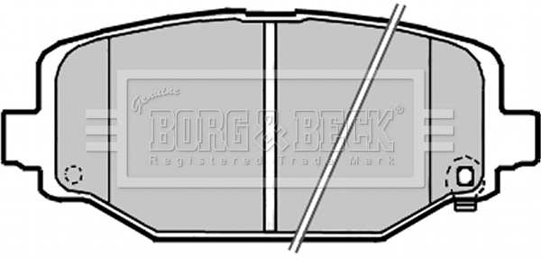 Brake Pad Set, disc brake (BBP2341)