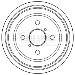 Brake Drum (BBR7217)