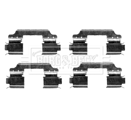 Accessory Kit, disc brake pad (BBK1240)
