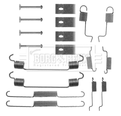 Accessory Kit, brake shoes (BBK6054)