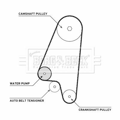 Water Pump & Timing Belt Kit (BTW1014)