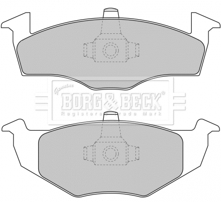 Brake Pad Set, disc brake (BBP1691)
