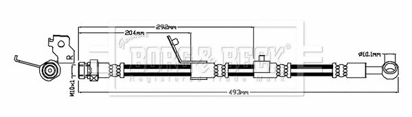 Brake Hose (BBH8774)