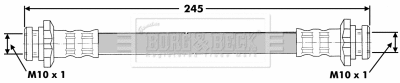 Brake Hose (BBH6772)