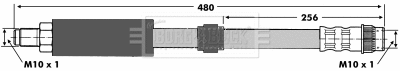 Brake Hose (BBH6604)