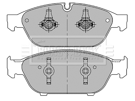 Brake Pad Set, disc brake (BBP2405)