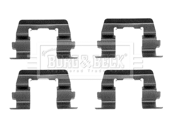 Accessory Kit, disc brake pad (BBK1065)