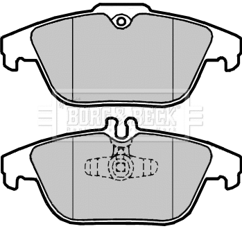 Brake Pad Set, disc brake (BBP2418)