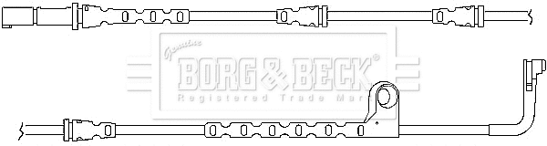 Warning Contact, brake pad wear (BWL3033)