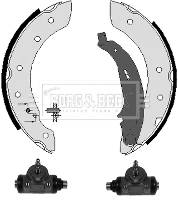 Brake Shoe Set (BBS1055K)