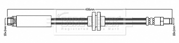 Brake Hose (BBH7080)