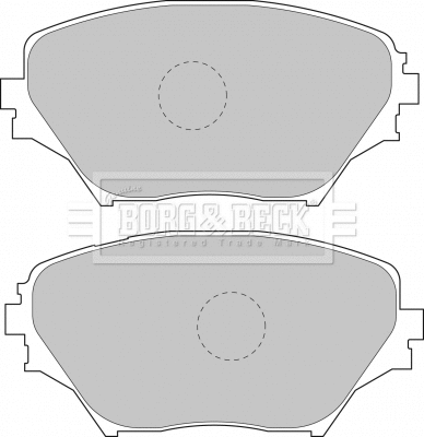 Brake Pad Set, disc brake (BBP1803)