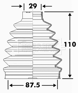 Bellow Kit, drive shaft (BCB6111)