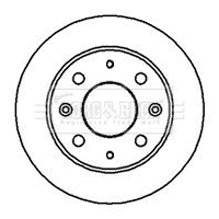 Brake Disc (BBD5835S)
