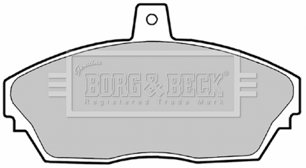 Brake Pad Set, disc brake (BBP1629)