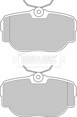 Brake Pad Set, disc brake (BBP1507)
