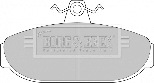 Brake Pad Set, disc brake (BBP1079)