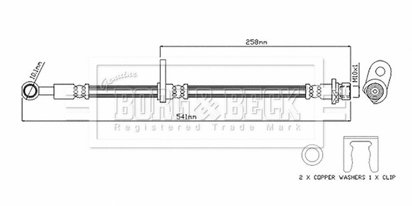 Brake Hose (BBH8867)