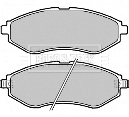 Brake Pad Set, disc brake (BBP2324)