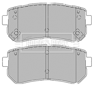 Brake Pad Set, disc brake (BBP2425)