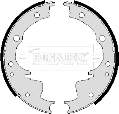 Brake Shoe Set (BBS6013)