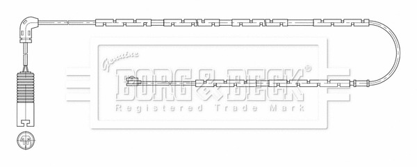 Warning Contact, brake pad wear (BWL3208)