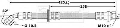 Brake Hose (BBH6743)