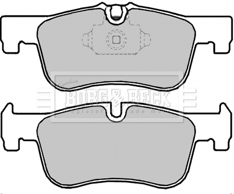 Brake Pad Set, disc brake (BBP2346)
