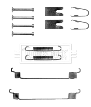 Accessory Kit, brake shoes (BBK6147)
