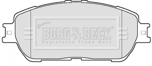 Brake Pad Set, disc brake (BBP2121)
