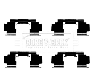 Accessory Kit, disc brake pad (BBK1436)
