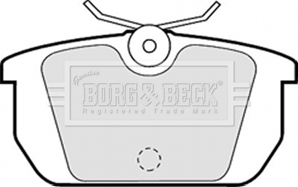 Brake Pad Set, disc brake (BBP1261)