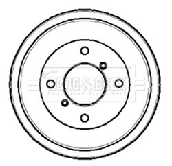 Brake Drum (BBR7027)
