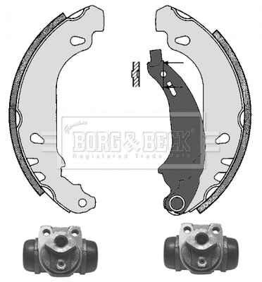 Brake Shoe Set (BBS1043K)