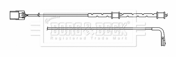 Warning Contact, brake pad wear (BWL3181)