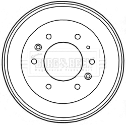 Brake Drum (BBR7230)