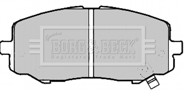 Brake Pad Set, disc brake (BBP2213)