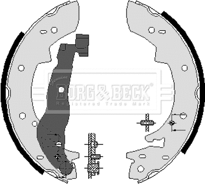Brake Shoe Set (BBS6082)